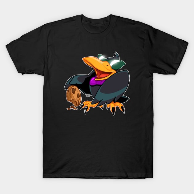 Spiteful Crow T-Shirt by MrHinkleDraws